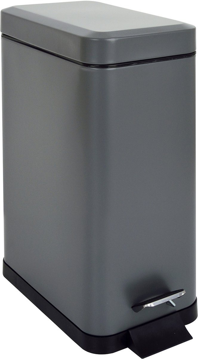 SVITA STM10 pedaalemmer 10l - incl. binnenemmer Softclose deksel grijs