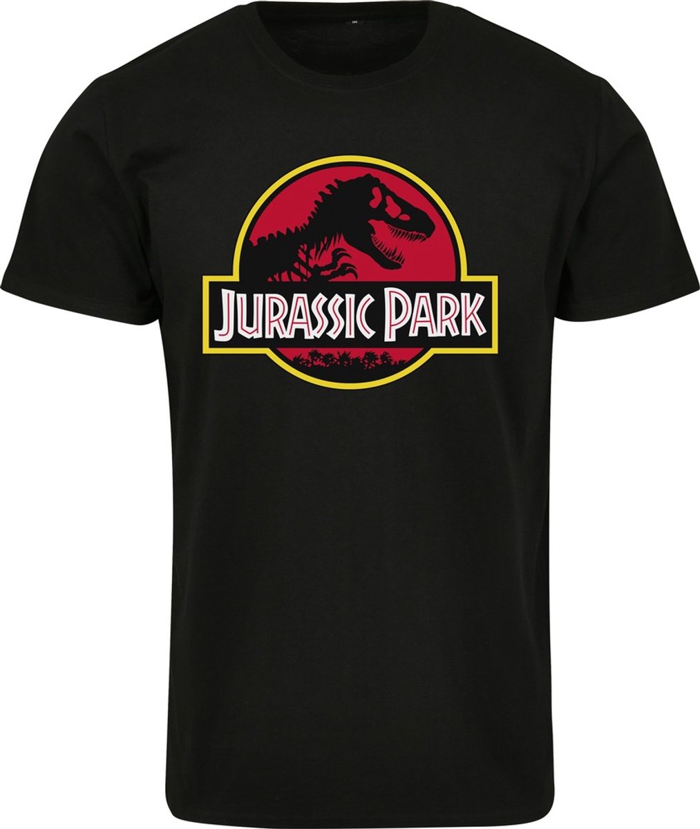 Merchcode Jurassic Park - Logo Heren T-shirt - XXL - Zwart