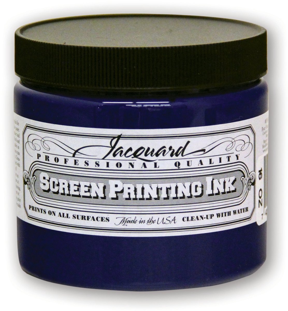 Jacquard textielverf zeefdruk inkt blauw 470 ml - professionele hobbyverf.