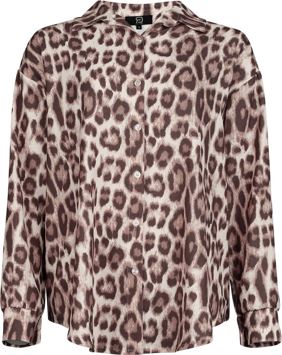 R.E.D. Rock-Engineered Design multicolor blouse met luipaardprint - Dames - S