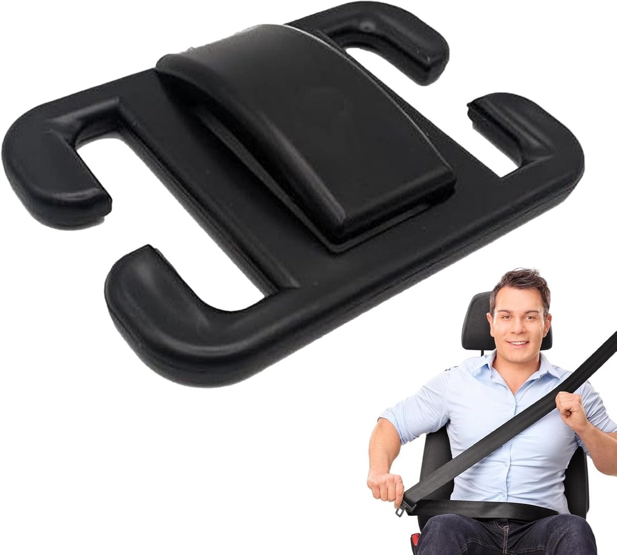 Image of 2-pack autogordelclips, veiligheidsgordelvergrendelingsclips - veiligheidsgordelhouder auto-interieuraccessoires, geschikt voor schouder, volwassene, voertuig, rijden, reizen, weg, vliegtuig, gezin, kinderen, dagelijks