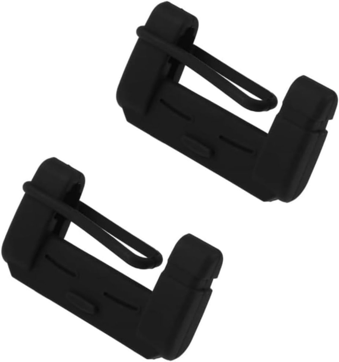 Image of 2-pack siliconen autogordelgesphoezen Zachte en duurzame siliconen gordelbeschermers voor de achterbank van de auto 2-delige stoelbeschermer