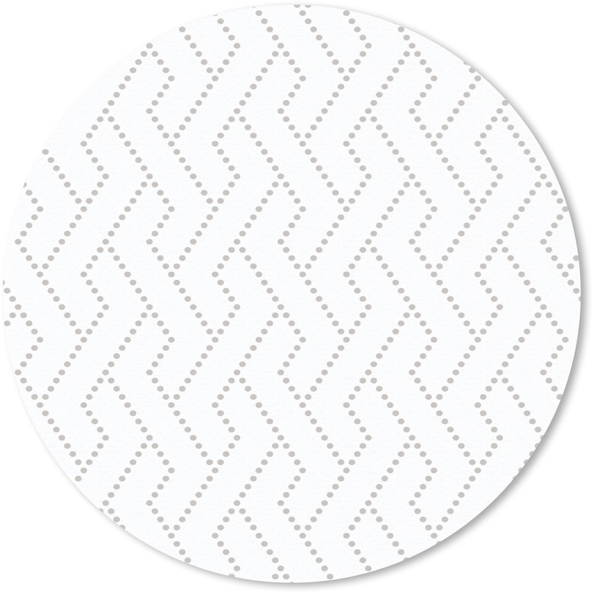 Muismat rond 40x40 cm - Mousepad Grafisch - Patroon - Modern - Geweven - Ronde muismatten