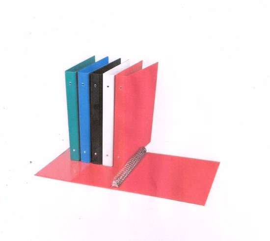 Netuno map groen 2-ringmap ecobox folder organizer 5cm smal van karton voor kantoor plank mappen bureau