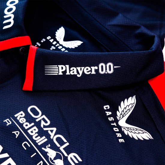 Dames - USA Replica Team Polo 2024 - Red Bull Racing L - Max Verstappen van Red Bull Racing — afbeelding 3