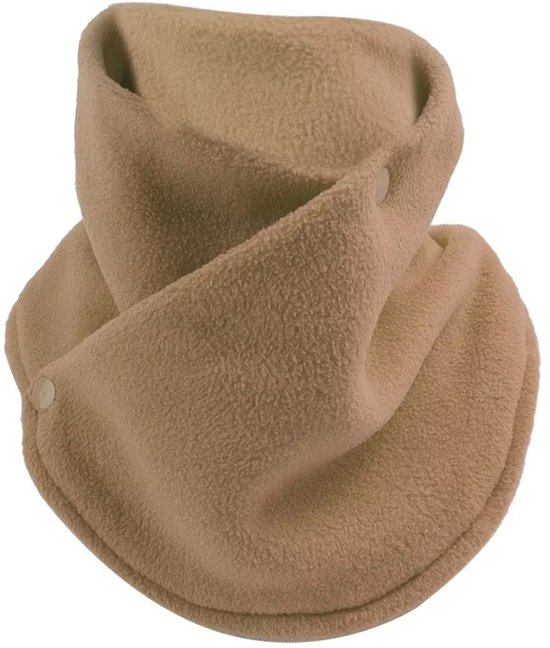 QIMEI-SHOP Nekwarmer, fleece, halsdoek, winter, skiën, winddicht, warm, voor heren, dames, fietsen, motorfiets, Zwart, M