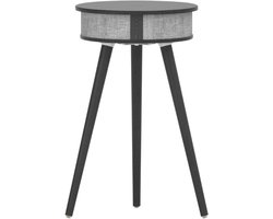 Doppler Barista SoundTable – 3-in-1 Bluetooth Speaker Tafeltje met Wireless Charging & Houten Design – Zwart