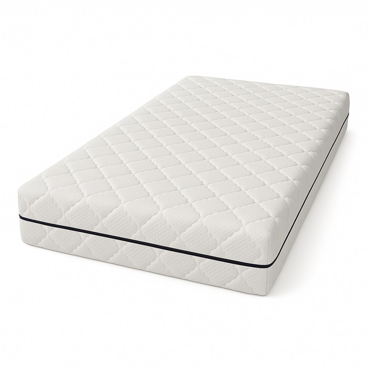 kikishop Matras 90x200 - Aanpasbaar - 24cm dik - Koudschuim & Hybrid- Afneembare tijk wasbaar - 90x200 cm wit