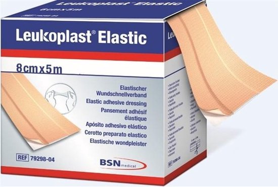 besluiten Langwerpig waardigheid Leukoplast elastic pleister 500x8cm - 7929805 | bol.com