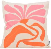 Sunset Bloom Kussenhoes | 45x45 cm | Katoen/Linnen