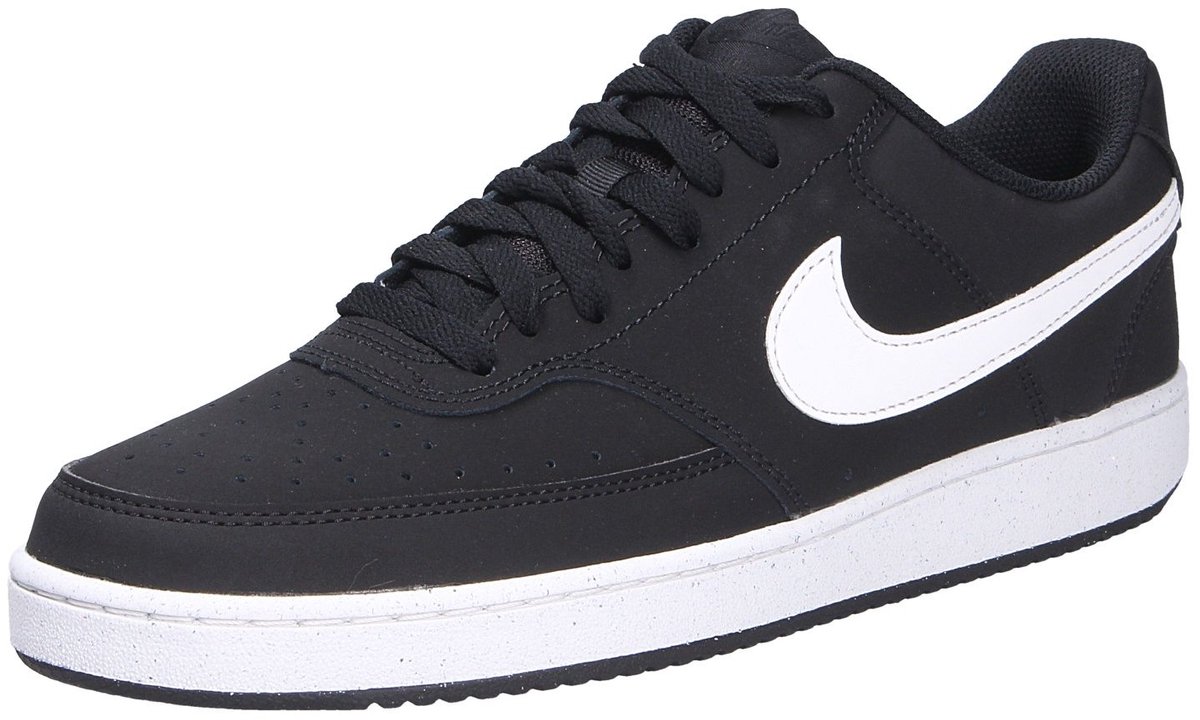 NIKE court vision low premium men’s Lage sneakers heren Zwart