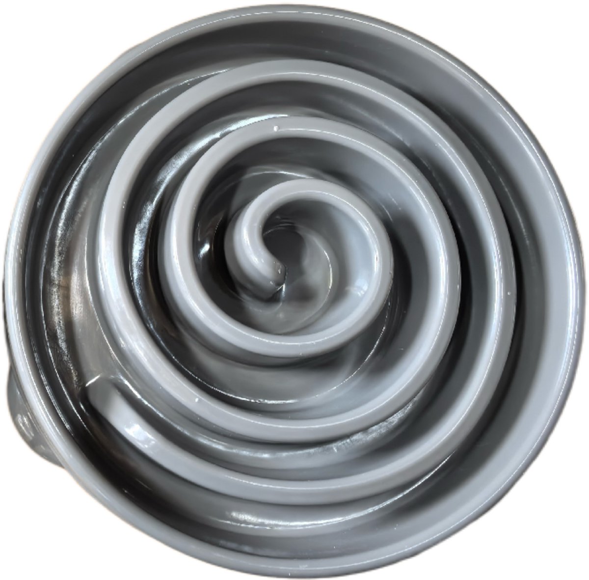 Pawise Slow Feeder Swirl Grijs - Hondenvoerbak - Ø30x5 cm