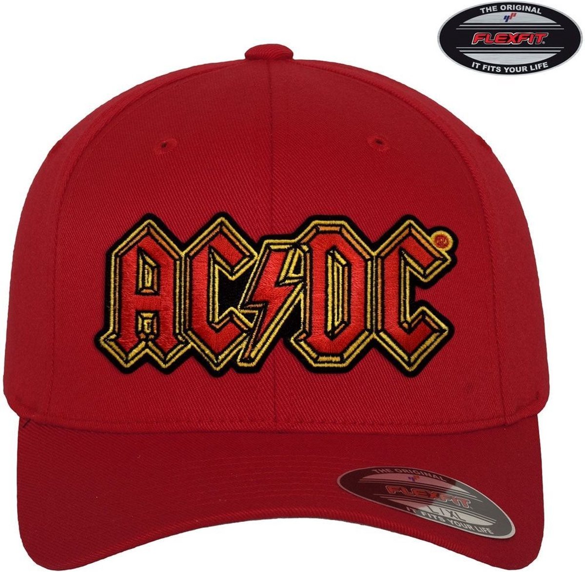 AC/DC Logo Baseball Cap PS-92-ACDC9901-CB24 Red-L/XL