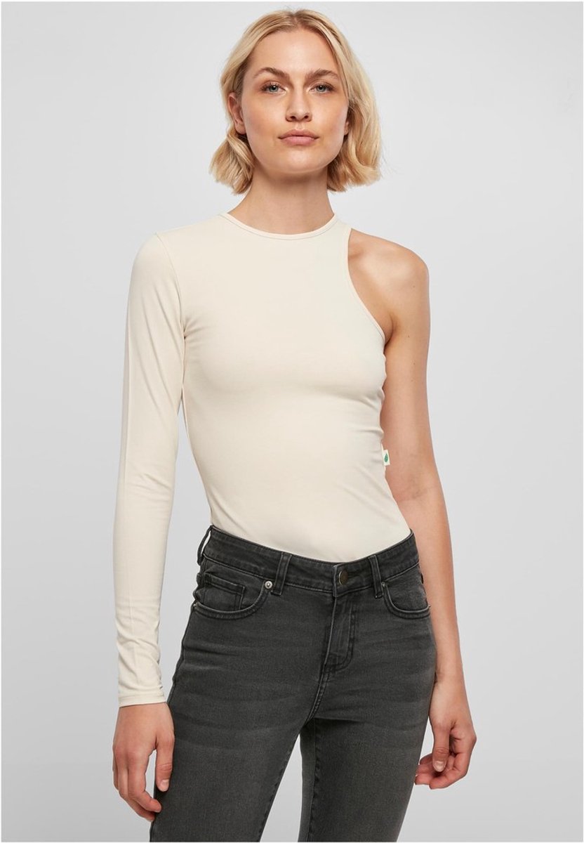 Urban Classics Organic Stretch Asymmetric Bodysuit M Ivoorkleurig