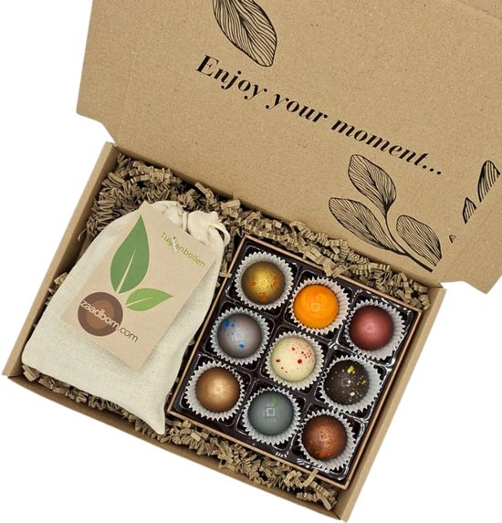 Brievenbus cadeau – Bonbon & Tulpen box