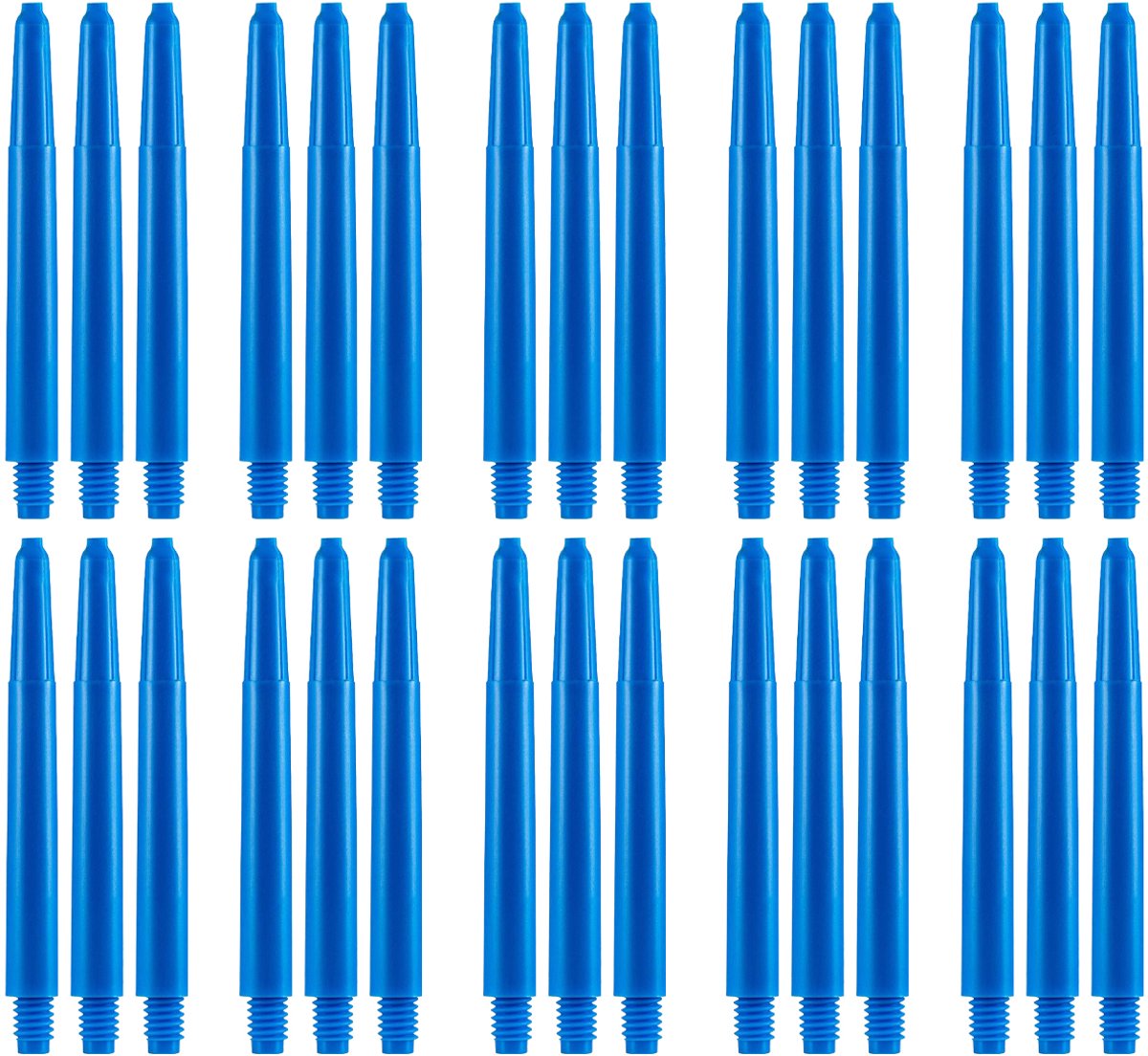 Dragon Darts Dart Shafts - 10 Sets (30 stuks) - Medium - Stevige en Duurzame Dart Shafts - Blauw