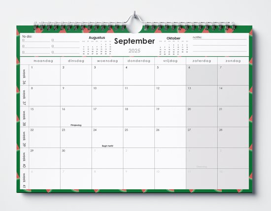 Huurdies - 22 maanden kalender - Fruit - A3+