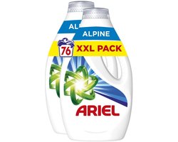 Ariel Vloeibaar Wasmiddel Alpine 2X38 Wasbeurten