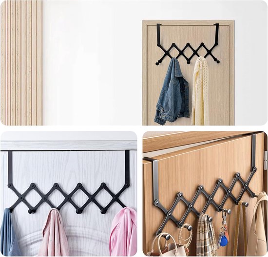 Zelfklevende haken voor aan de muur - handdoekhaakjes - 4 Stuks voor