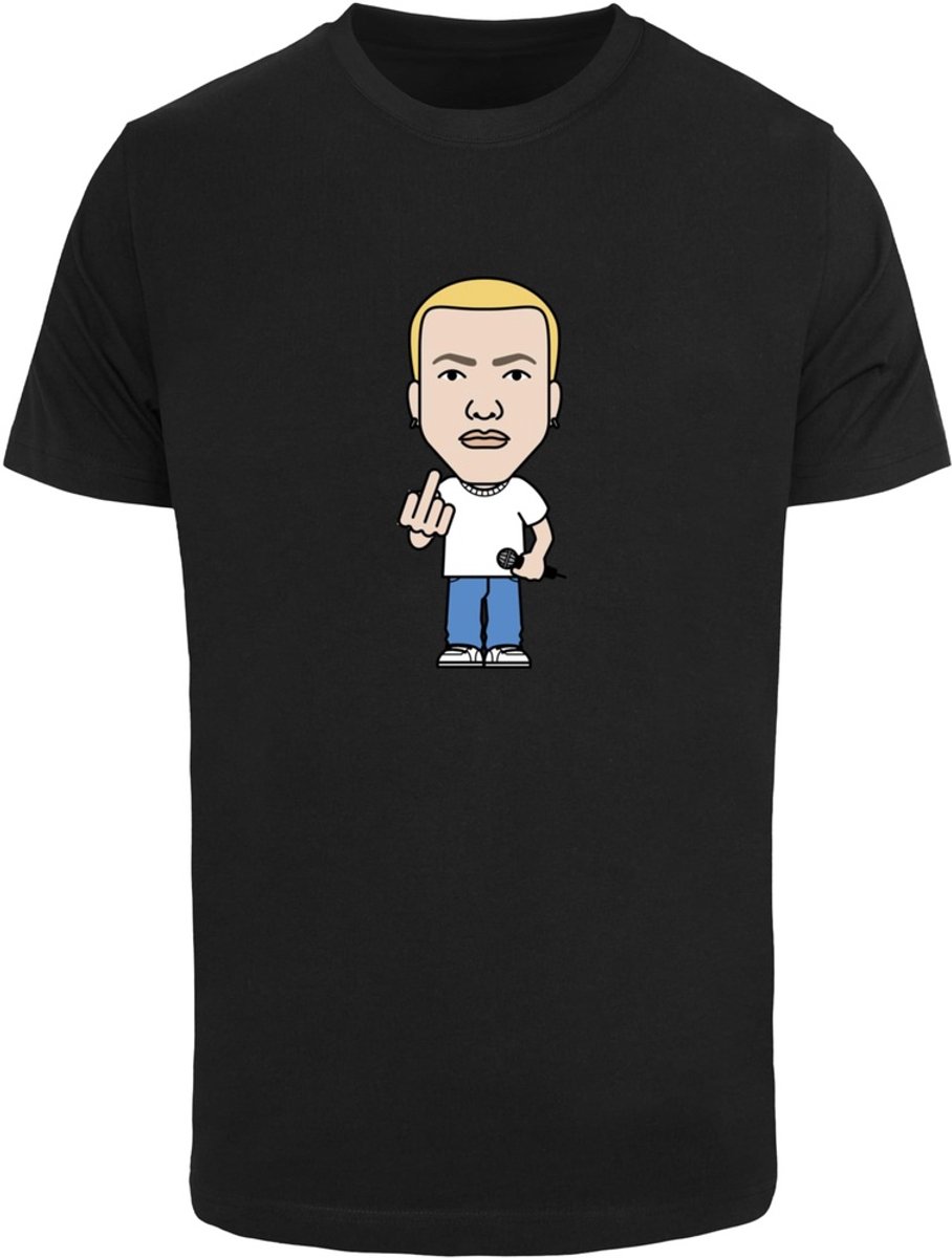 Mister Tee T-shirt Detroit -ontwerp Zwart