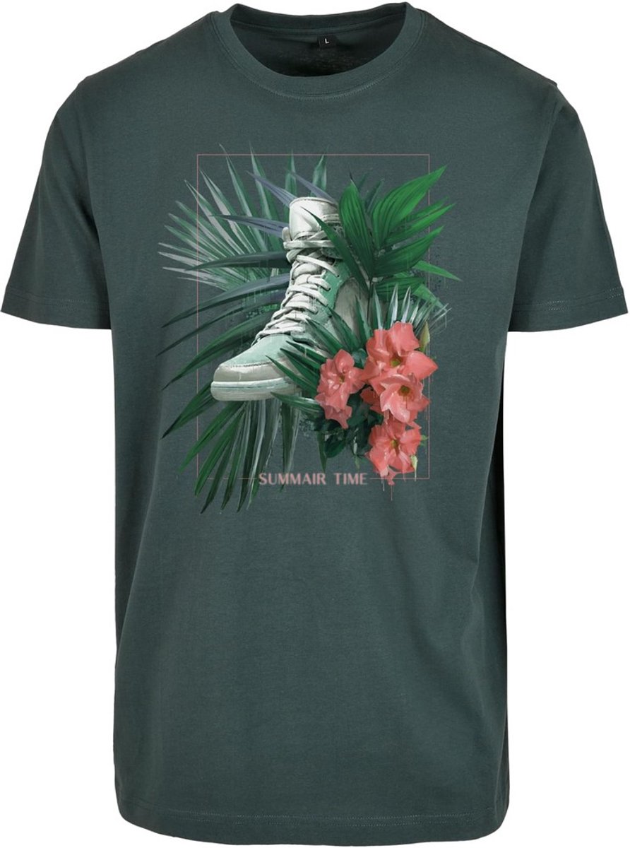 Mister Tee Summer Time Heren T-shirt S Groen