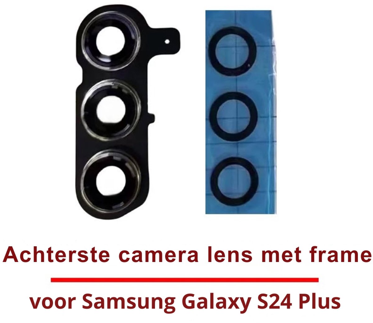 Samsung Galaxy S24 Plus – Cameralens met Frame - Reparatieset