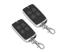 2X Universele Afstandsbediening - Garagepoort Opener - Poortopener schuifpoort - Garagedeuropeners - Elektronische Poortopener - Handzender - 433,92 MHz - Poortautomatisering schuifpoort aandrijving