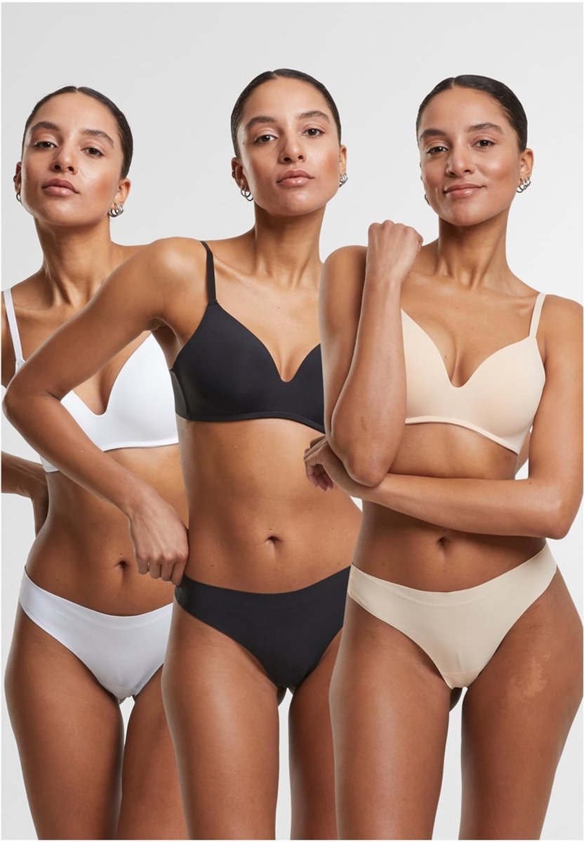 Urban Classics - Lasercut Tanga 3Pack String - M - Multicolours