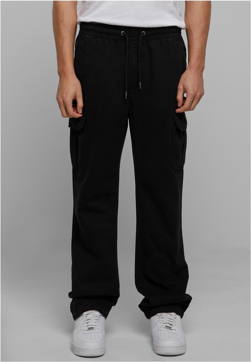 Urban Classics Cotton Cargobroek L Zwart