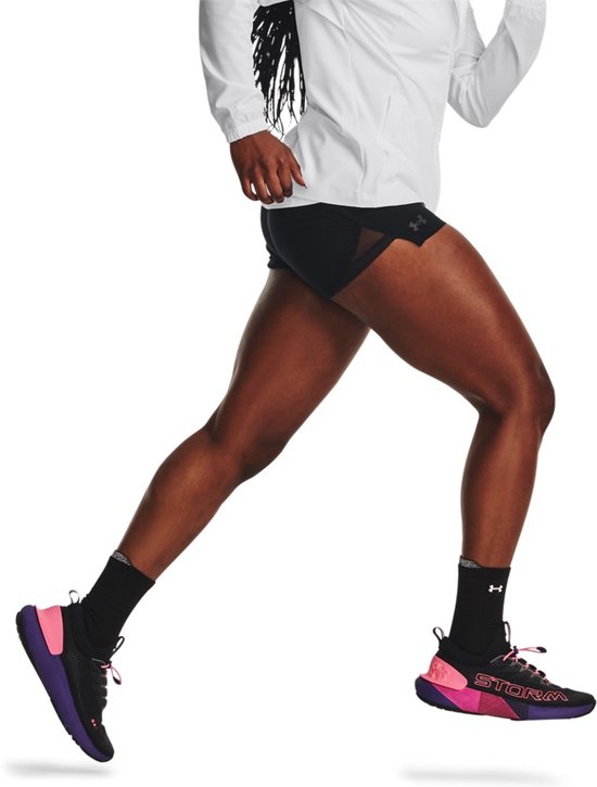 Short de Under Armour Run Stamina 3'' pour femme, noir - S (US SM) | bol