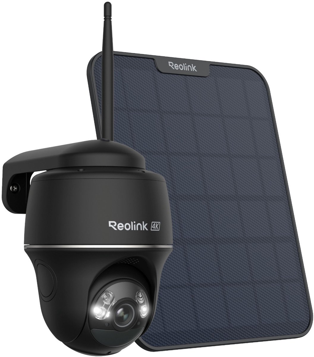 Reolink Argus PT Ultra Beveiligingscamera Draadloos met Zonnepaneel