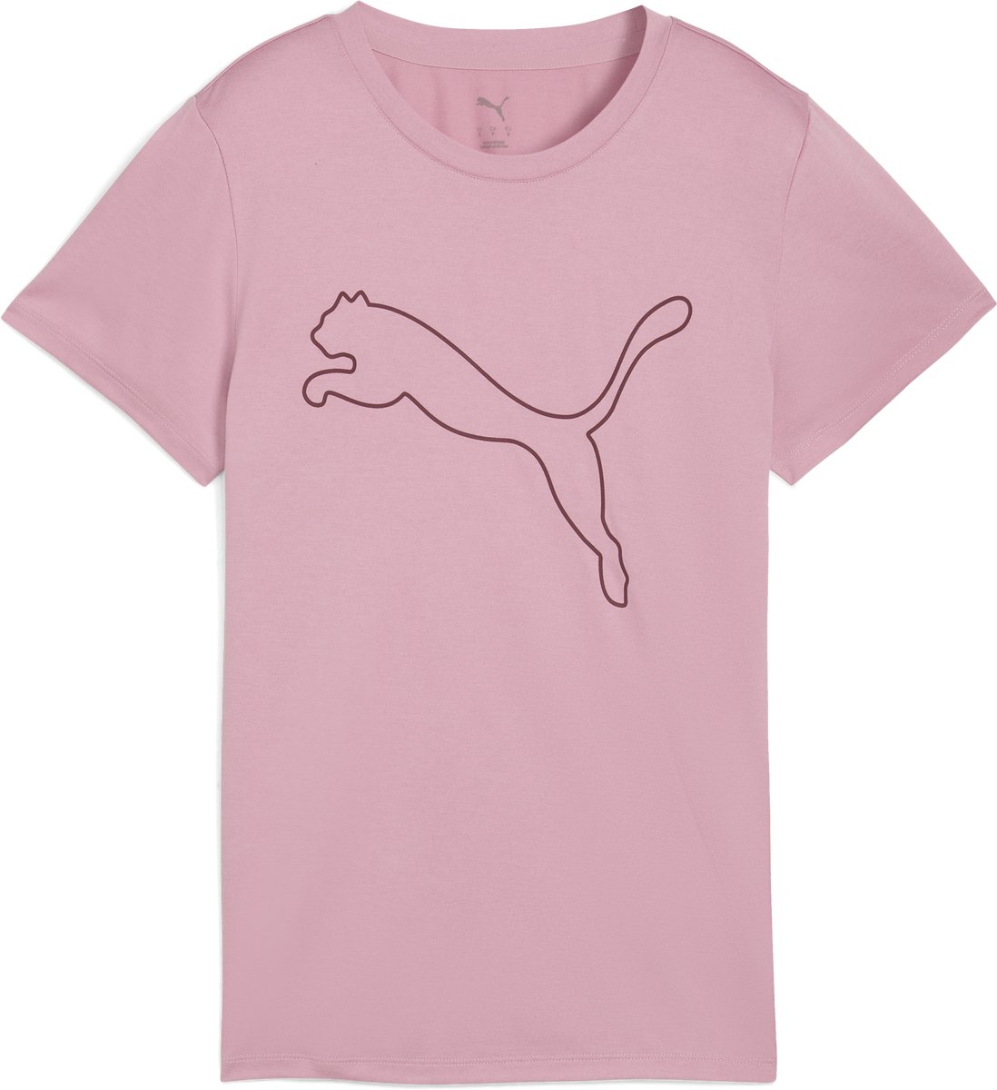 PUMA W TAD ESSENTIAL Heather Logo Tee Dames Sportshirt Poised Heather Roze