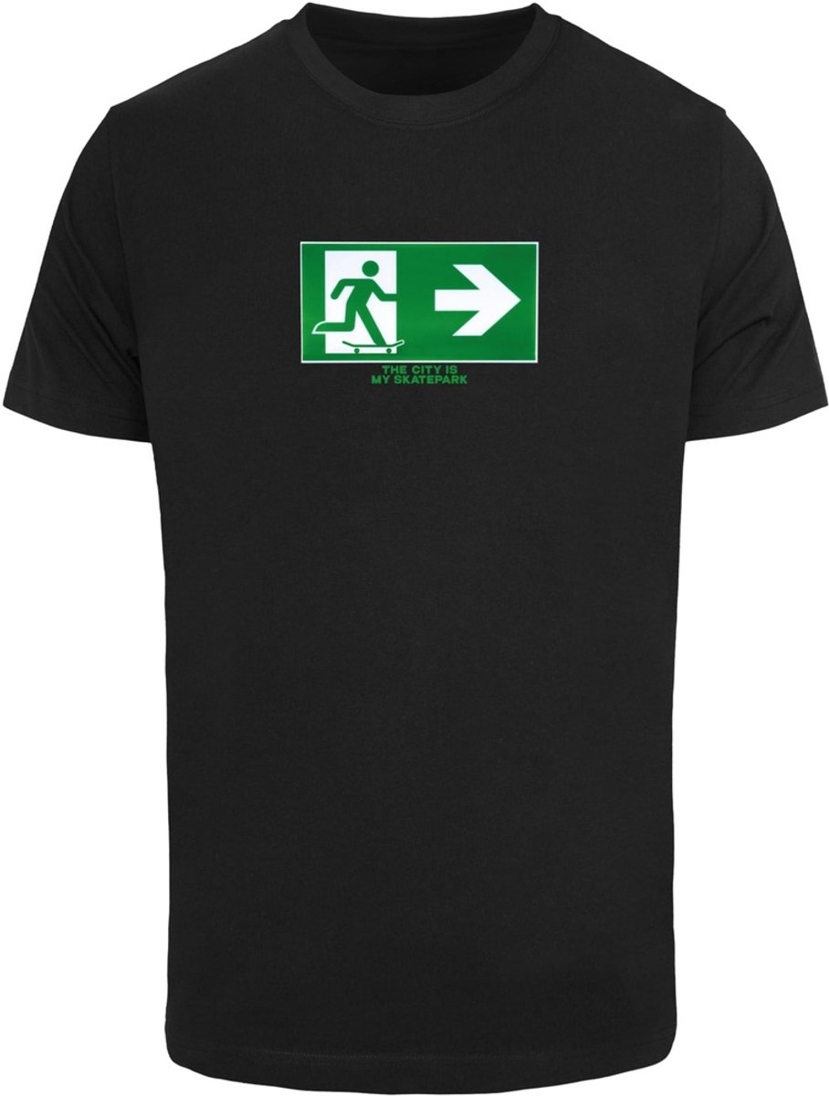 Mister Tee Skate Exit Heren T-shirt M Zwart