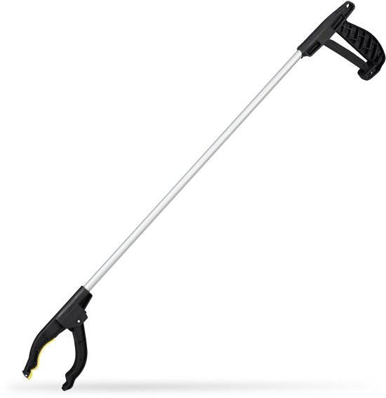 Relaxdays 10x grijper - grijpstok - afvalgrijper - grijphulp - grijparm - aluminium - set van Relaxdays — afbeelding 2