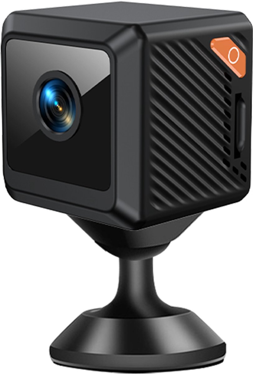 Narvie - Spycam Verborgen Mini Camera – Bedienen met WiFi – Mini Security Camera – Dagzicht & Nachtzicht – Bewegingsdetectie – Inclusief 32GB Micro SD – 1080P HD Micro Camera – Zwart