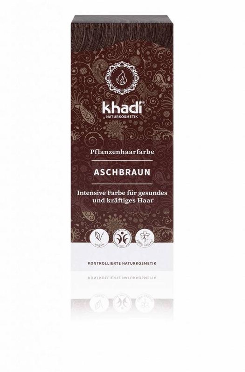 Khadi Haarkleuring Ash Brown 100 gram