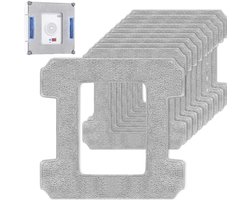 10 Stuks - Microvezeldoeken - Reinigingsdoeken - Robotreinigingsaccessoires - Wasbaar - Vervangende Doeken - Reinigingspads Voor Raamreinigingsrobots - Geschikt Voor Ecovacs Winbot W2 Pro / W2 Pro Omni / W2 Omni / W2 / W1 Pro / W1