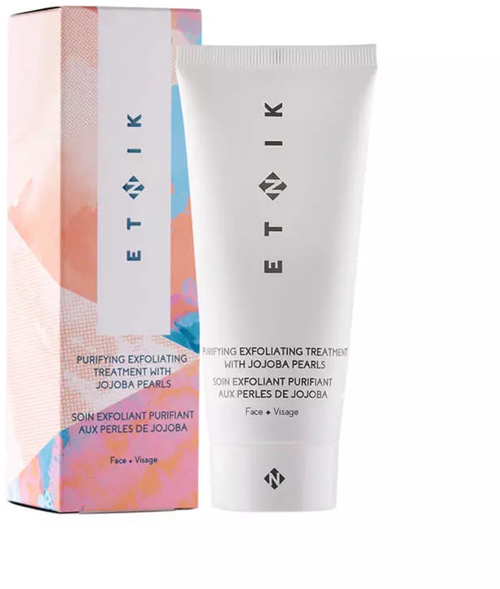 ETNIK Zuiverende exfoliërende gezichtsscrub met Jojoba-parels - 75 ml