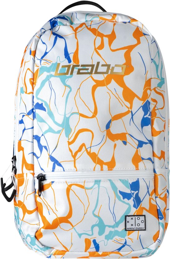 Sac à dos Brabo FUN Marble White, sac de sport unisexe - Marbre/ White