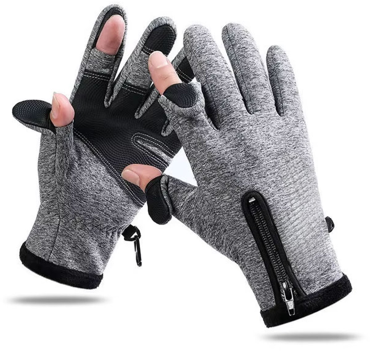 Waterdichte Touchscreen Heren Fietshandschoenen Maat M – Winter Warme, Winddichte Handschoenen voor Fietsen, Scooter, Motor, Ski & Outdoor