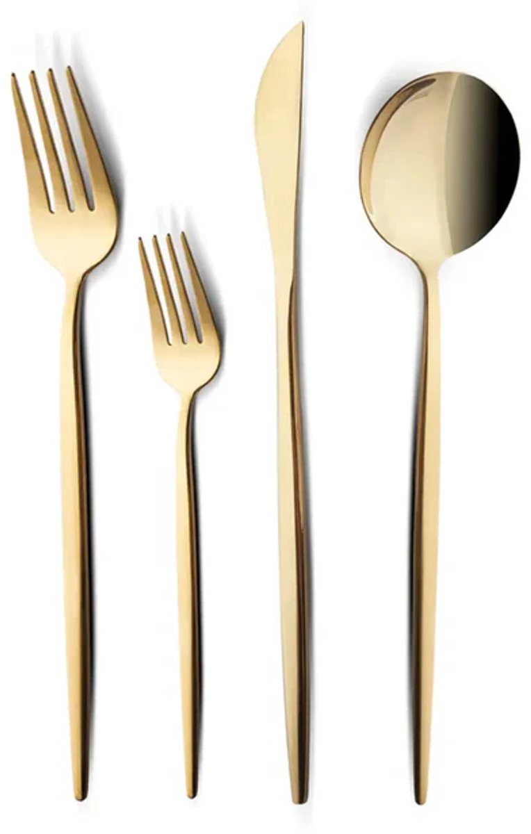 Karaca Bella - Bestekset - 24 Delig - Glanzend Goud