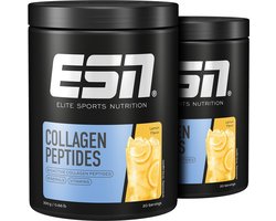 ESN ESN Collagen Peptides, Lemon, 2 x 300 g – 40 Porties - - Collageenpoeder met Vitamine C & Mineralen - 40 stuks