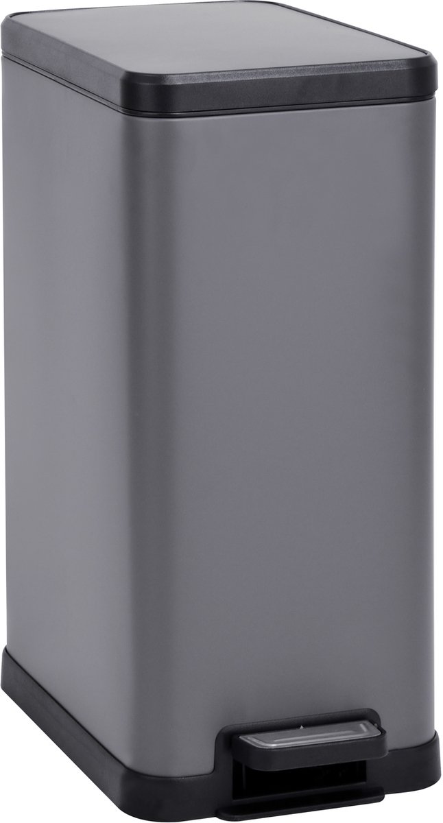 SVITA STM15 pedaalemmer - 15 liter incl. binnenemmer Softclose deksel grijs