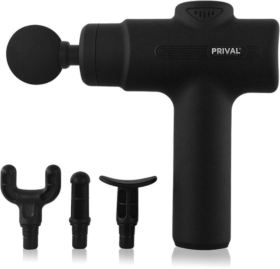 PRIVAL Massage Gun - Spiermassage Apparaat met 4 - PRIVAL - €29,99