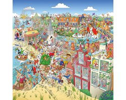 Cartoon plafondplaat - Poster - Roland Hols - 120 Kinderliedjes - 60 x 60 cm - Forex 5 mm dik - Tandarts - Orthodontist -Mondhygiënist - Fysiotherapeut - Schoonheidsspecialist - Ziekenhuis - Huisarts - voor boven de behandelstoel