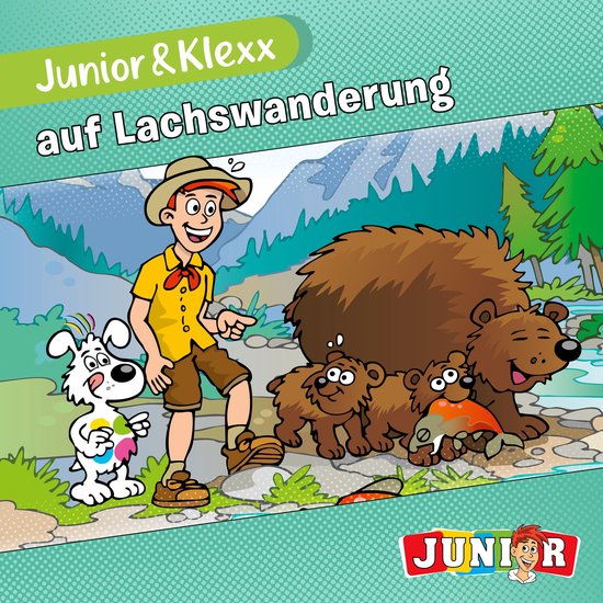Junior & Klexx, Band 4: Junior & Klexx auf Lachswanderung - cover