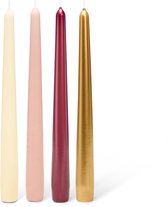 Bougies Tournantes Lot De 2 - Hauteur 30 Cm, Couleur Crème - Décoration Noël, Mariage, Anniversaire - 9