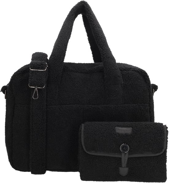 Beagles Lugo Luiertas - Shopper - Baby - Mama - Tas - Diaper - Zwart