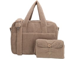 Beagles Lugo Luiertas - Teddy - Shopper - Baby - Mama Tas - Verschoningstas - Diaper Bag - Taupe