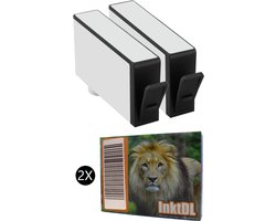 InktDL Huismerk geschikt voor HP 364XL inktcartridges - 2X Zwart - Geschikt voor Deskjet 3070A - 3520 - Photosmart 5510 - 5515 - 5520 - 6510 - 7520